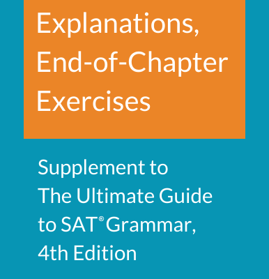 The Ultimate Guide To Sat Grammar 5th Edition The Critical Reader