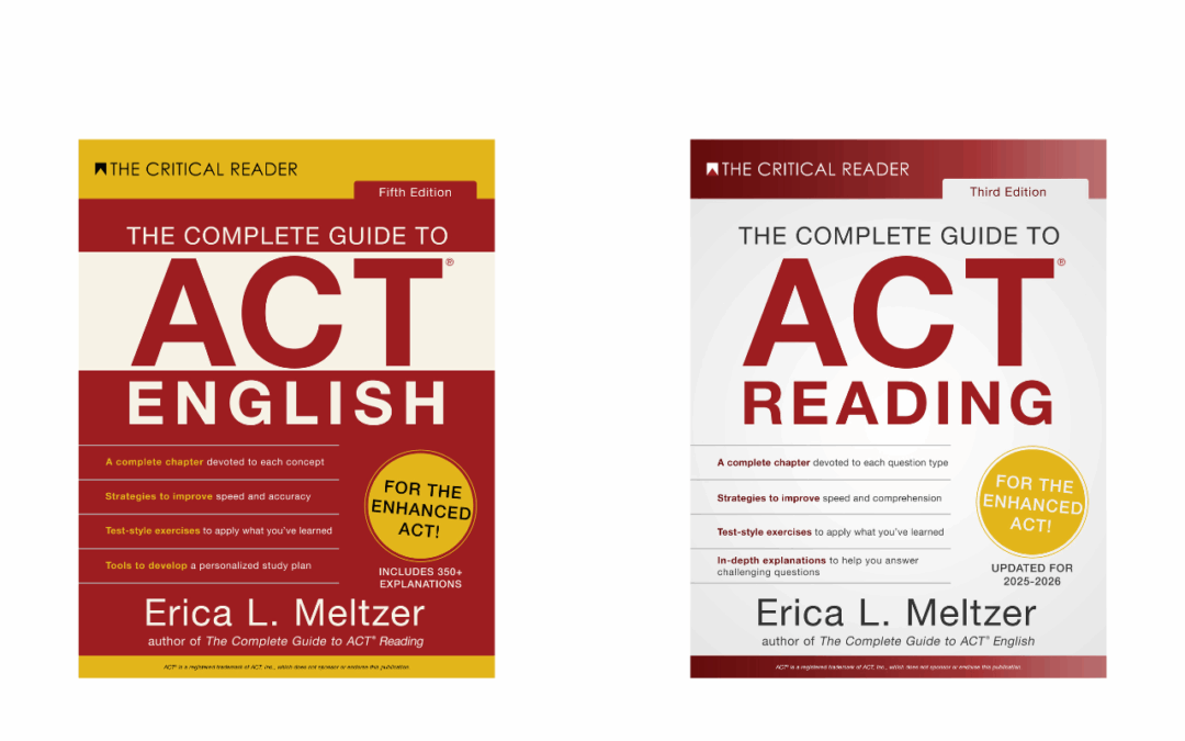 Update: revised ACT books coming in November 2025